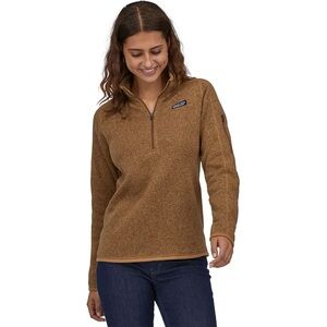 Patagonia Better Sweater 1/4-Zip Fleece Jacket - Women's Size Small Nest Brown